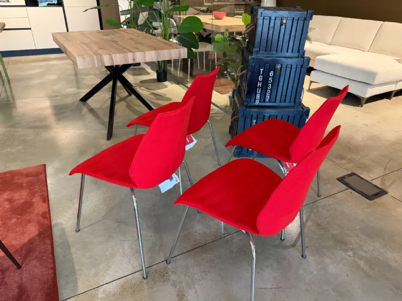 Sedia da soggiorno Sedie rosse  di Kartell SCONTATA 40%