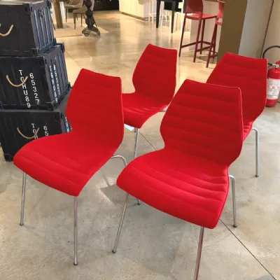 Sedia da soggiorno Sedie rosse  di Kartell SCONTATA 40%