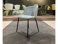 Sedia Mood da cucina realizzata in tessuto scontata del 60%