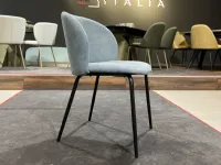 Sedia Mood da cucina realizzata in tessuto scontata del 60%