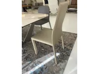 Sedia fissa Sedia castelfranco cuoi  trevisanasolo di Three a prezzo ribassato