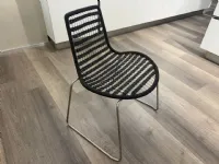 Sedia fissa Sedia in metallo di Collezione esclusiva a prezzo scontato