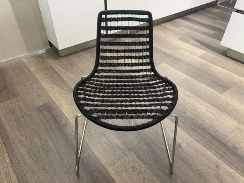 Sedia fissa Sedia in metallo di Collezione esclusiva a prezzo scontato