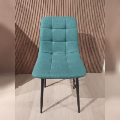Sedia in tessuto fissa Sedia kira scontata