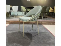 Sedia Viola da soggiorno realizzata in tessuto scontata del 75%