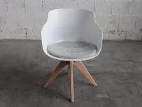 Sedia Flow chair_gambe vn rovere Mdf con un ribasso vantaggioso