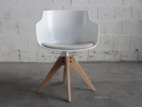 Sedia Flow chair_gambe vn rovere Mdf con un ribasso vantaggioso