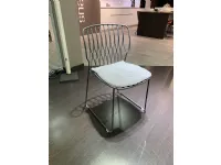 Sedia in metallo senza braccioli Freak in offerta