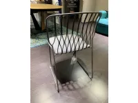 Sedia in metallo senza braccioli Freak in offerta