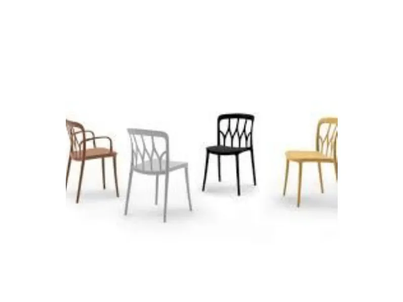 Outlet: Sedia Galaxy Bontempi senza braccioli a prezzo scontato!