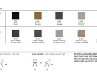 Sedia girevole Bilbao Mottes selection a prezzo Outlet