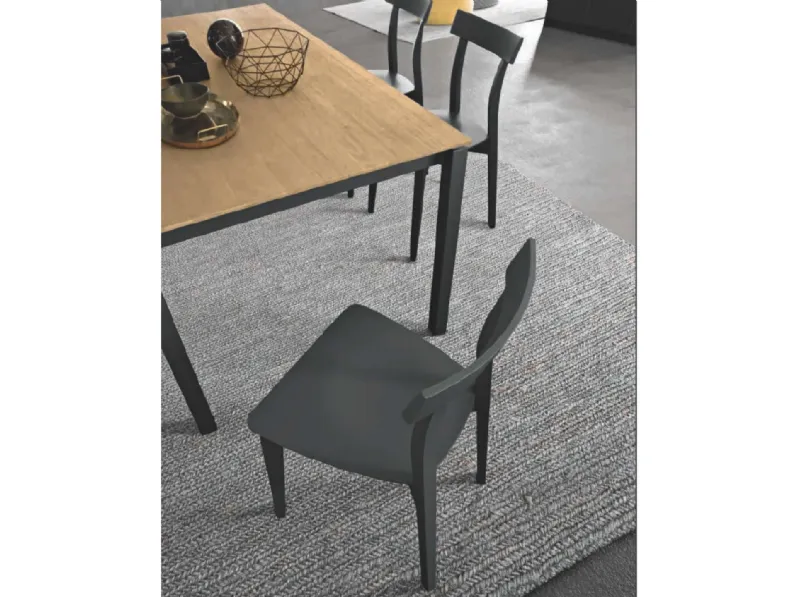 Sedia senza braccioli Grace di Fgf mobili in Offerta Outlet