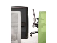Sedia con schienale alto Hello di Las mobili in Offerta Outlet