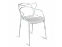 Sedia in plastica con braccioli Im5016 in offerta
