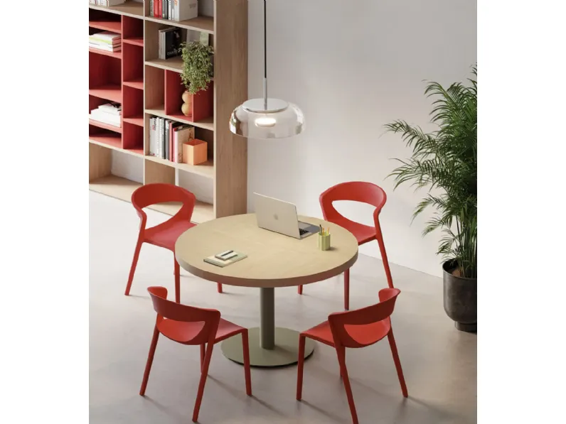 Sedia Set 4 sedie kicca da cucina realizzata in plastica scontata del 35%