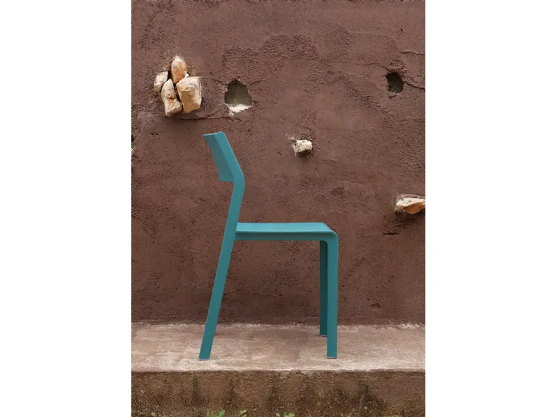 Sedia in plastica impilabile Trill bistr in Offerta Outlet