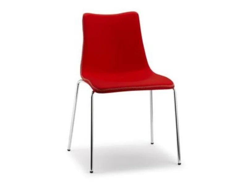 Sedia modello Zebra pop 4 gambe da cucina di Scab -56%