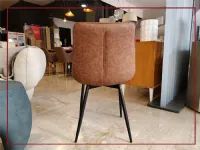 Sedia in ecopelle modello Ray di Devina nais 