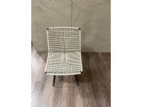Sedia in metallo fissa Neil twist chair scontata