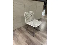 Sedia in metallo fissa Neil twist chair scontata