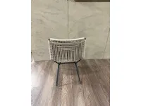 Sedia in metallo fissa Neil twist chair scontata