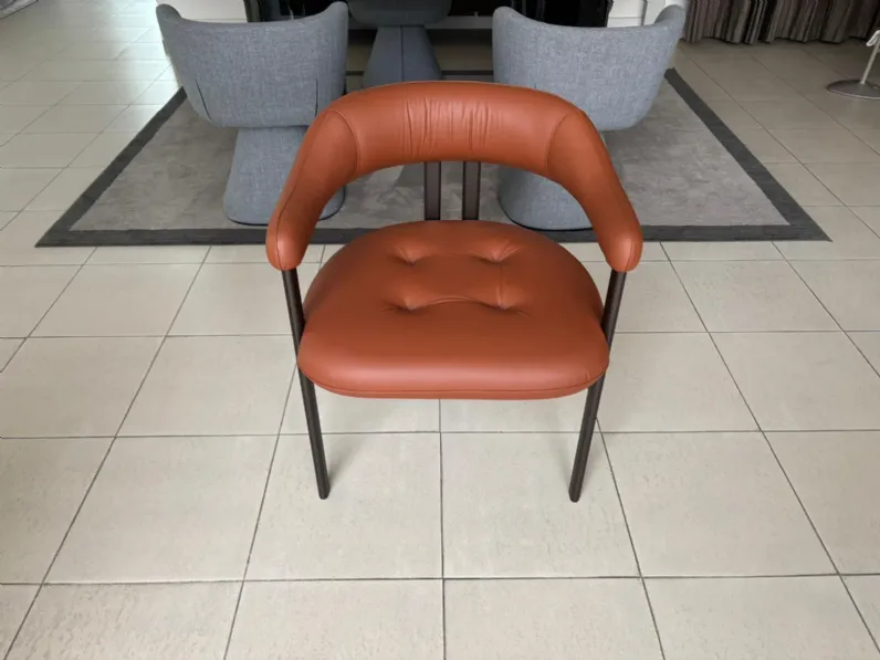Sedia in pelle modello Greta di Cattelan italia 