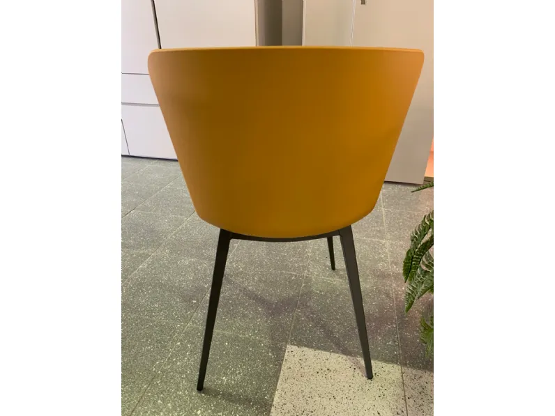 Sedia in plastica fissa Calla in Offerta Outlet