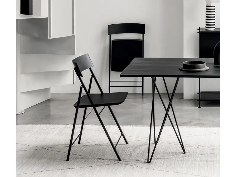 Sedia in plastica pieghevole Lei scontata