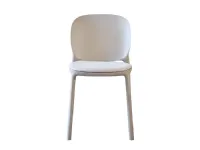 Sedia in plastica senza braccioli Hug scontata