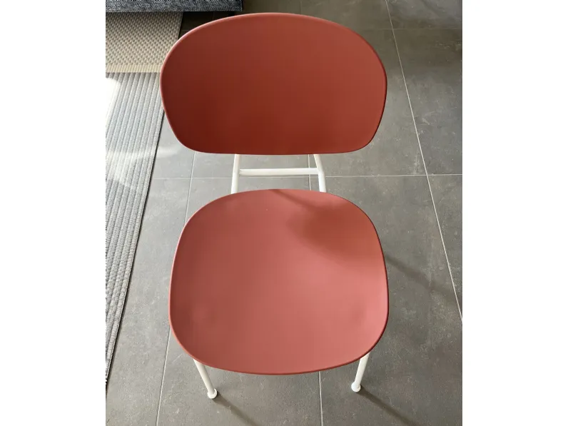 Sedia in plastica senza braccioli Tondina pop in Offerta Outlet