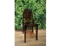 Sedia senza braccioli Victoria ghost di Kartell a prezzo ribassato