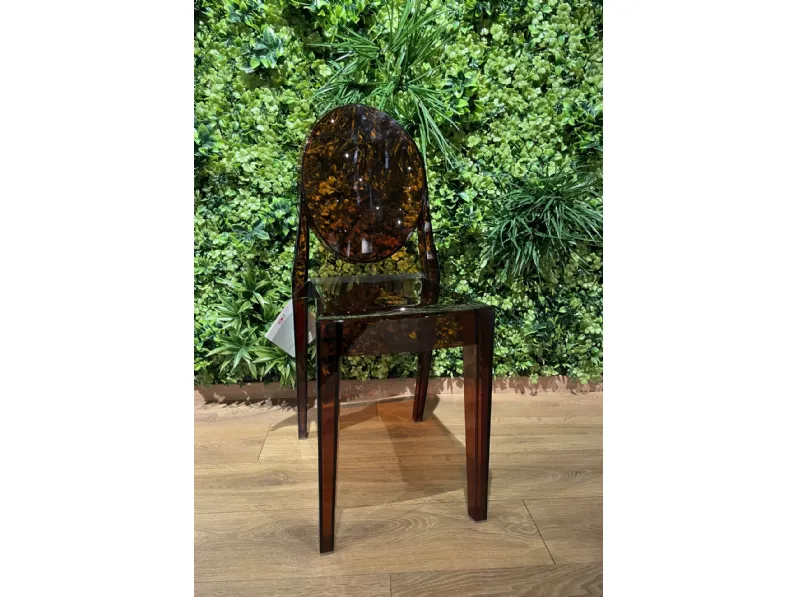 Sedia senza braccioli Victoria ghost di Kartell a prezzo ribassato