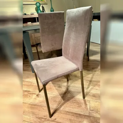 Sedia in tessuto con schienale alto Game scontata