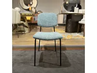 Sedia in tessuto con schienale medio Pick up scontata