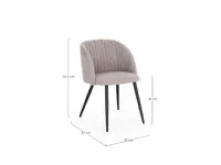 Sedia Queen di Bizzotto in OFFERTA OUTLET -50%