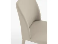 Sedia da cucina realizzata in tessuto Gardenia di Target point 