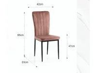 Sedia modello Joe  a marchio Collezione esclusiva scontata del 29%