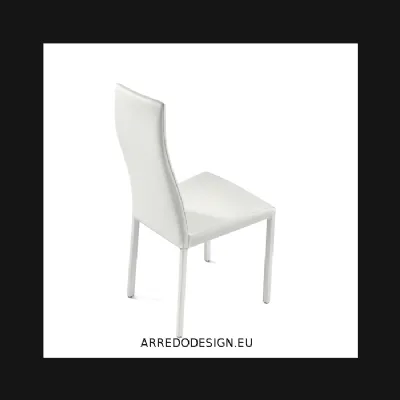 Sedia con schienale alto Superleggera di Julia italia a prezzo Outlet