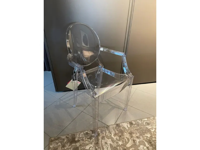 Sedia modello Kartell louis ghost  a marchio Kartell scontata del 28%