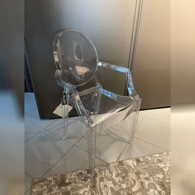 Sedia modello Kartell louis ghost  a marchio Kartell scontata del 28%