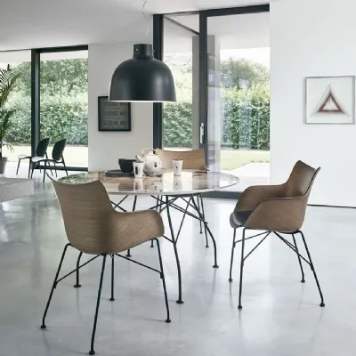 Sedia modello Q/wood di Kartell: richiedi il prezzo riservato 