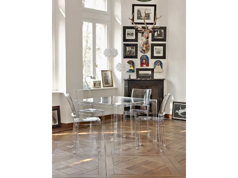Sedia senza braccioli La marie di Kartell a prezzo ribassato
