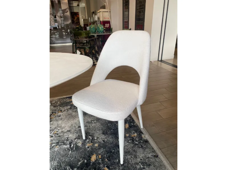 Sedia di Di lazzaro modello Lella da soggiorno in offerta -50%