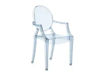 Sedia modello Lou lou ghost a marchio Kartell scontata del 29%