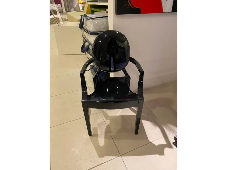 Sedia da giardino realizzata in plastica Lou lou ghost di Kartell 