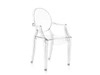 Sedia Louis ghost b4 trasparente Kartell a prezzo scontato