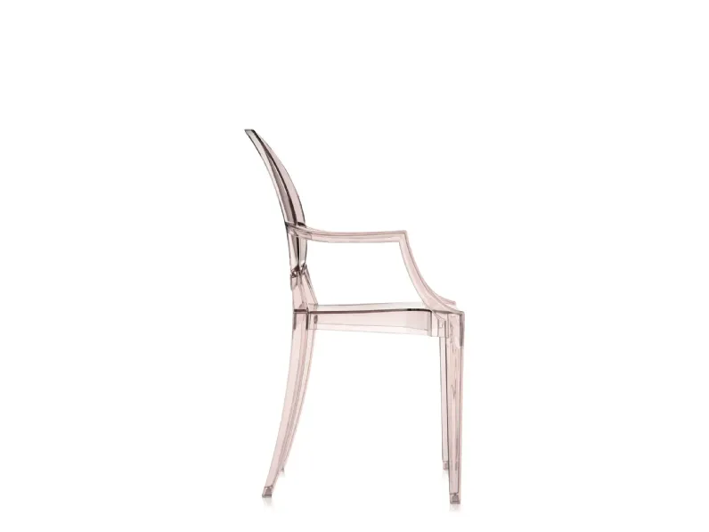 Sedia con braccioli Louis ghost di Kartell in Offerta Outlet
