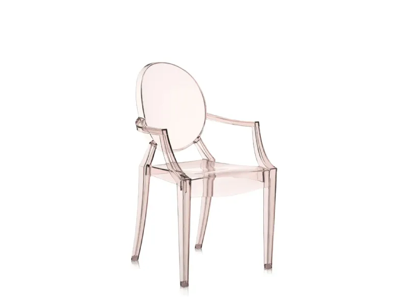 Sedia con braccioli Louis ghost di Kartell in Offerta Outlet