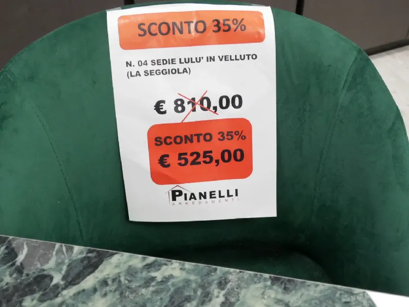 Sedia da soggiorno Lulu di La seggiola SCONTATA 36%