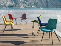 Sedia modello Malaga senza braccioli di Target point 